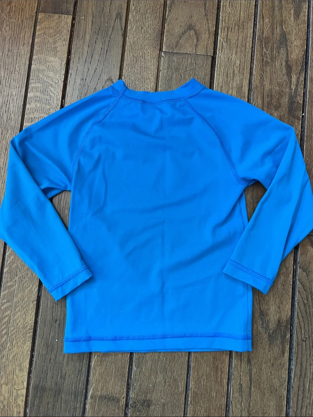Hanna Andersson Blue Surf Van Long Sleeve Swim Top Rashguard Size 3T